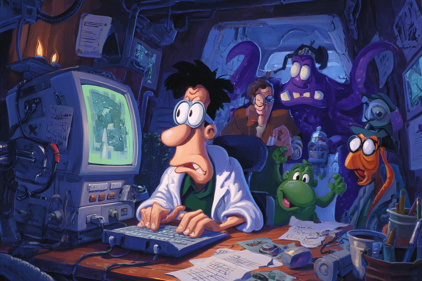 Day of the Tentacle Review The Time Travel Comedy That LucasArts Perfected